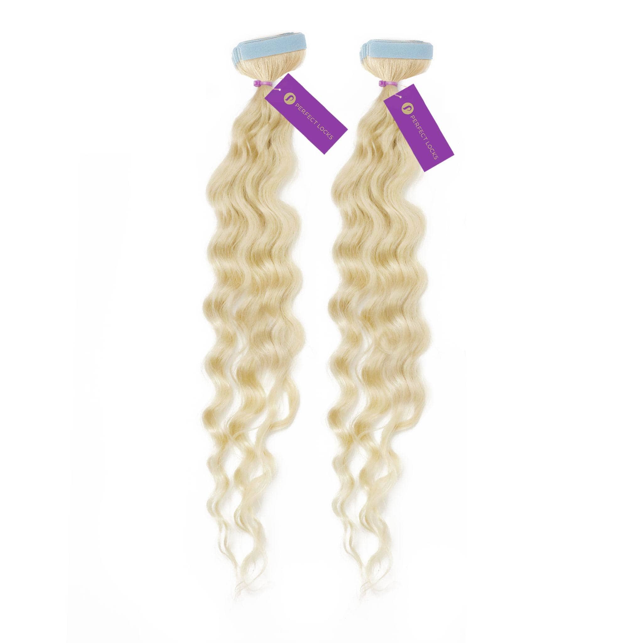 2 x Curly Tape-In Hair Extension Bundle Deal (20 Pieces) - Image 6
