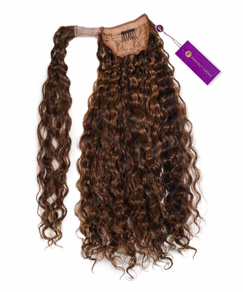 Curly Clip-In Ponytail Extensions - Image 14