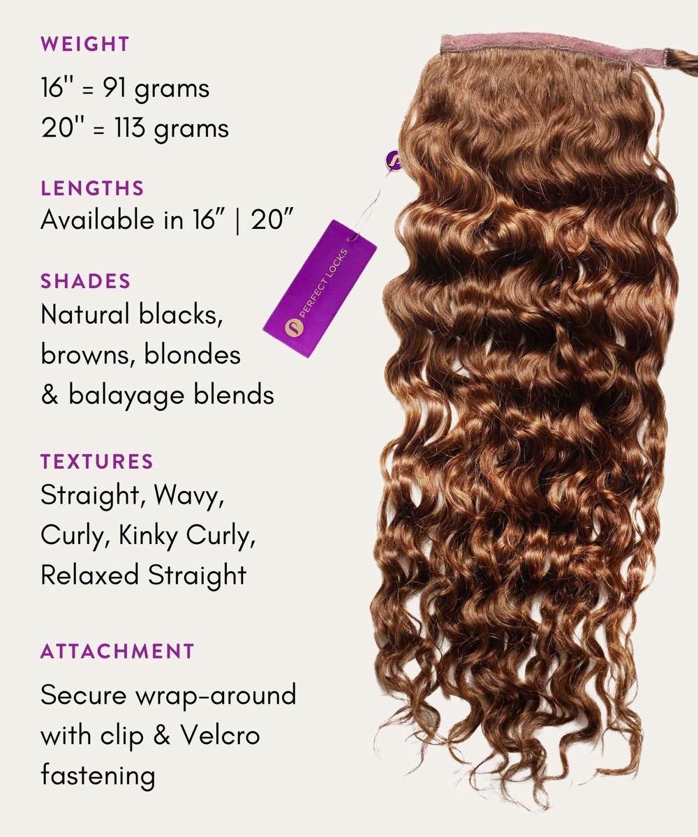 Curly Clip-In Ponytail Extensions - Image 21