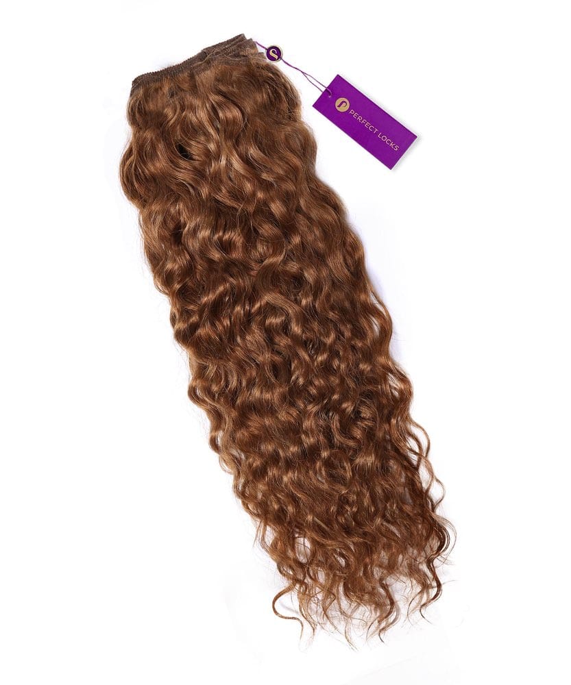 Curly Colored Hair Machine Weft - Image 10