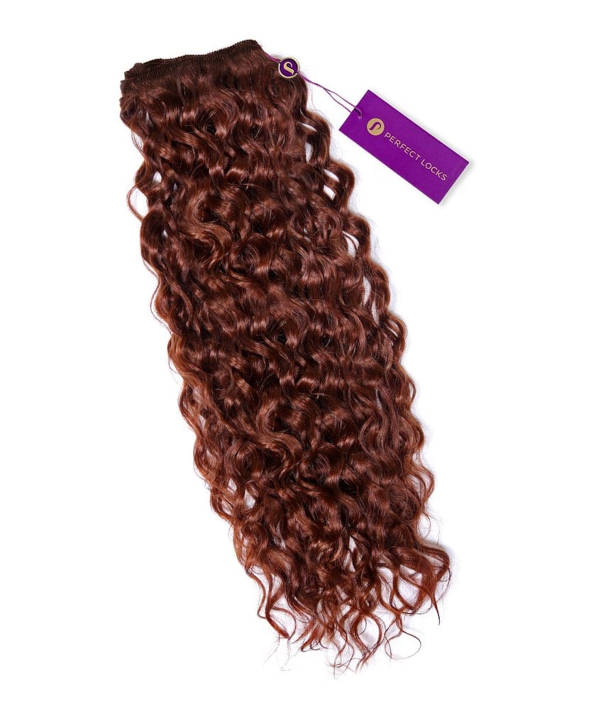 Curly Colored Hair Machine Weft - Image 8