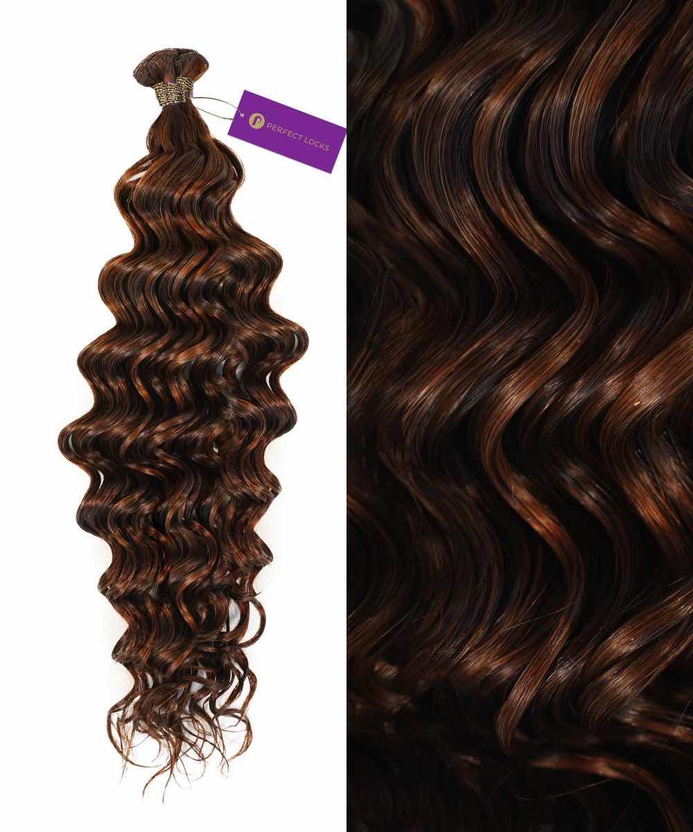 Curly Hybrid Weft Hair Extensions - Image 10