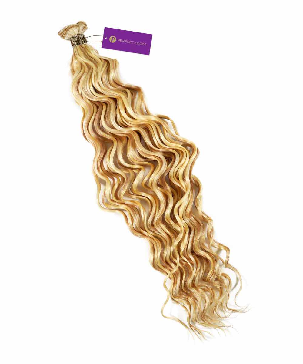 Curly Hybrid Weft Hair Extensions - Image 11