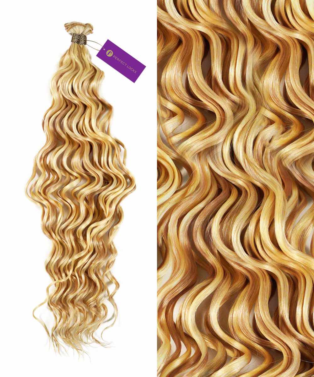 Curly Hybrid Weft Hair Extensions - Image 12