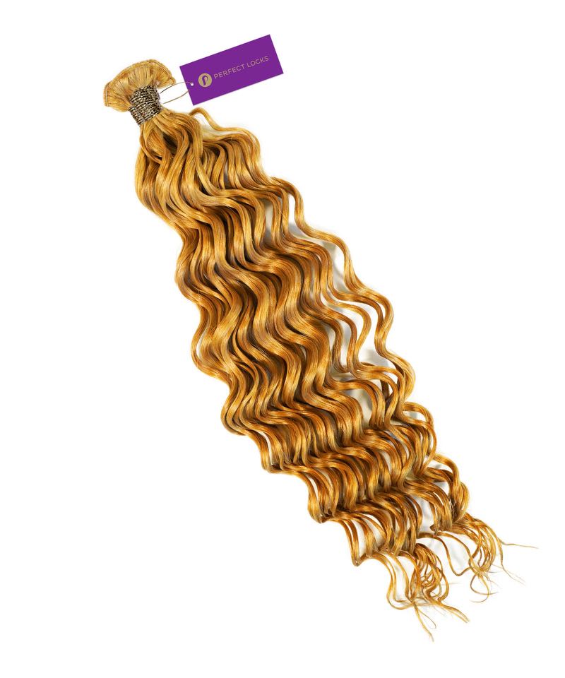 Curly Hybrid Weft Hair Extensions - Image 13