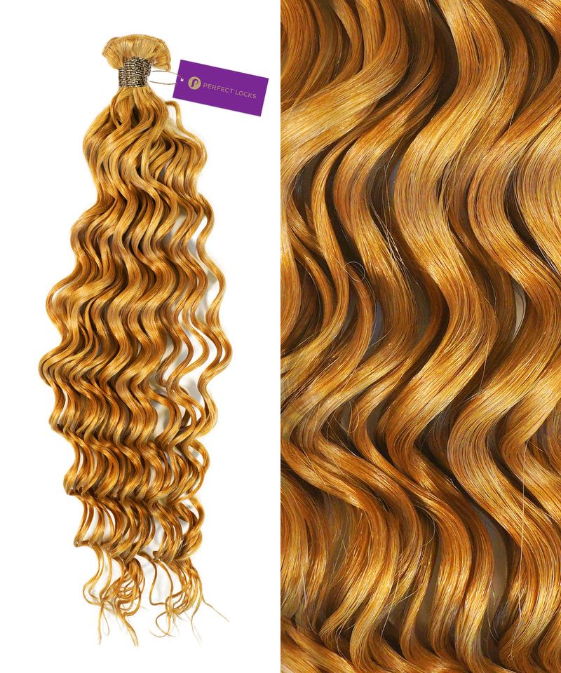 Curly Hybrid Weft Hair Extensions - Image 14