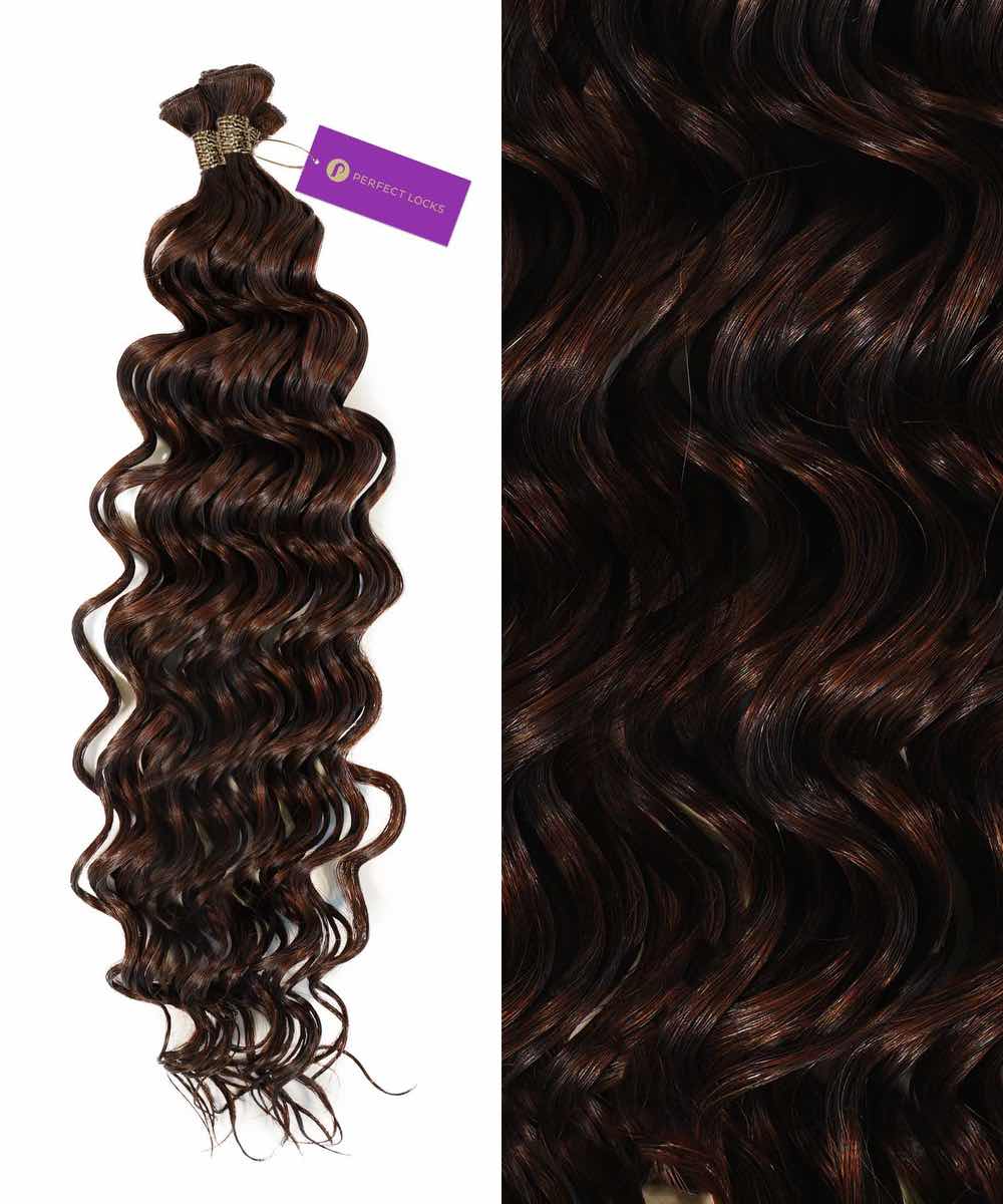 Curly Hybrid Weft Hair Extensions - Image 4