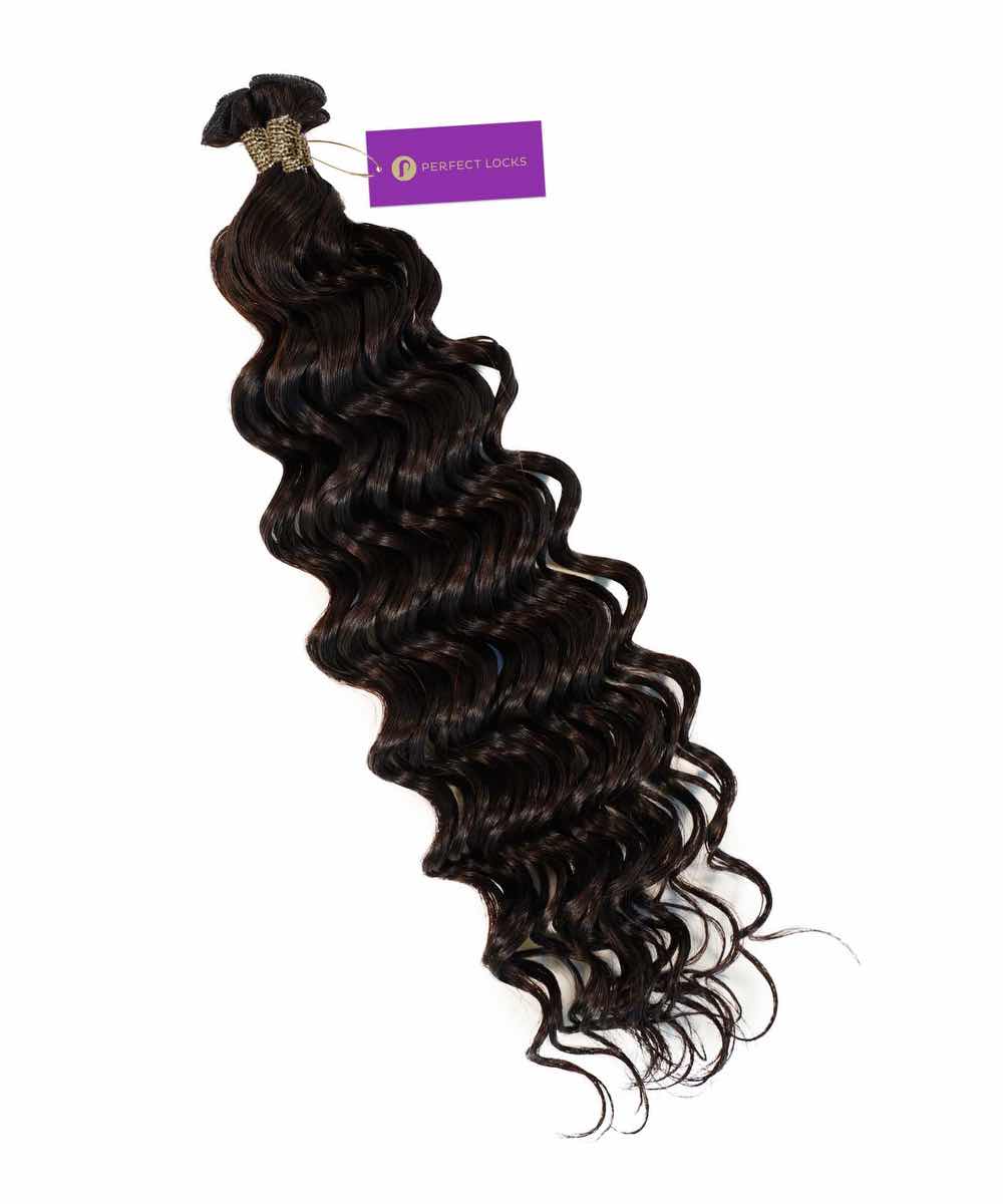 Curly Hybrid Weft Hair Extensions - Image 5