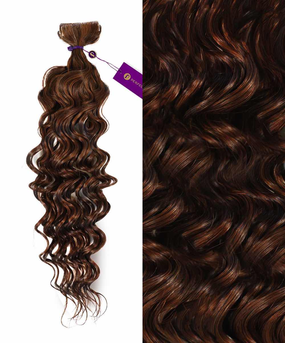 Curly Invisi Tape In Hair Extensions - Image 3