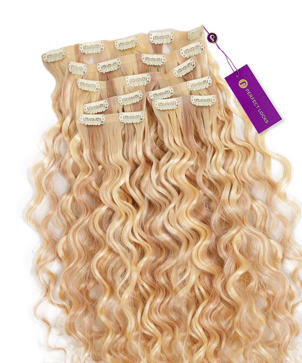 Curly Seamless Clip-In Hair Extensions - Image 10