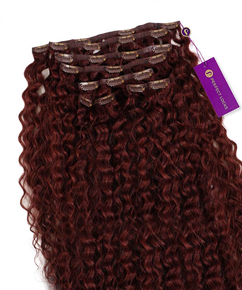 Curly Seamless Clip-In Hair Extensions - Image 14