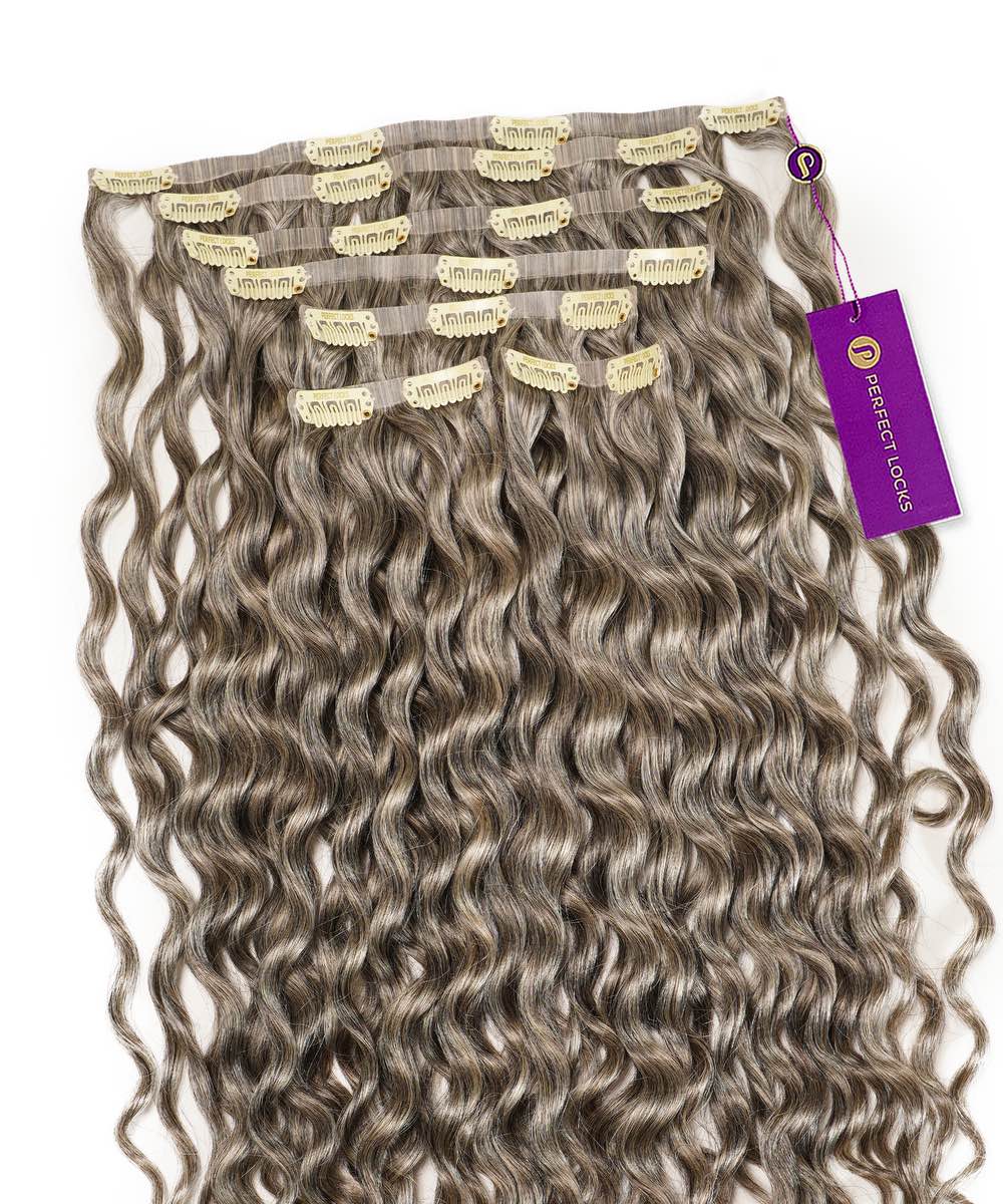 Curly Seamless Clip-In Hair Extensions - Image 18