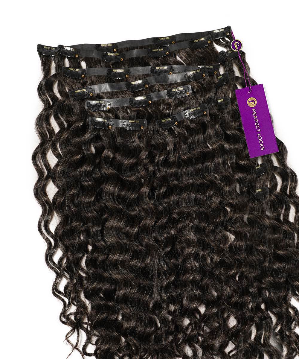 Curly Seamless Clip-In Hair Extensions - Image 20