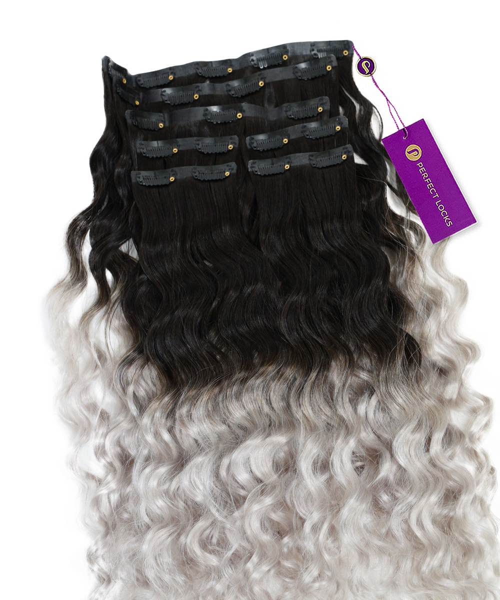 Curly Seamless Clip-In Hair Extensions - Image 22
