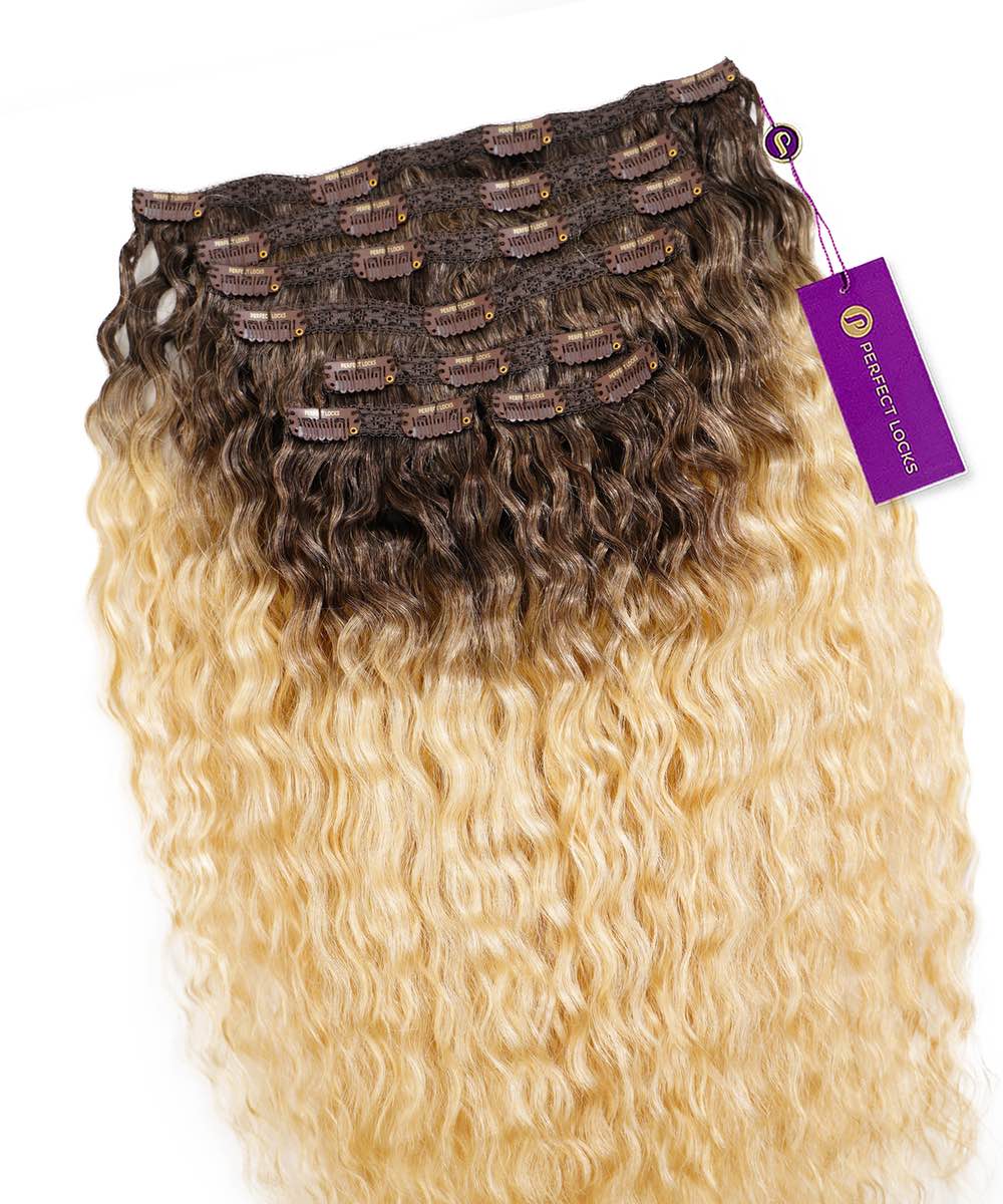 Curly Seamless Clip-In Hair Extensions - Image 28