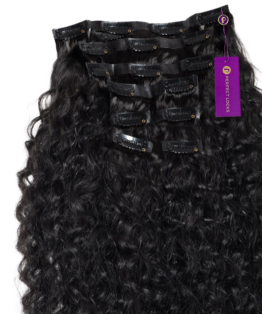 Curly Seamless Clip-In Hair Extensions - Image 36