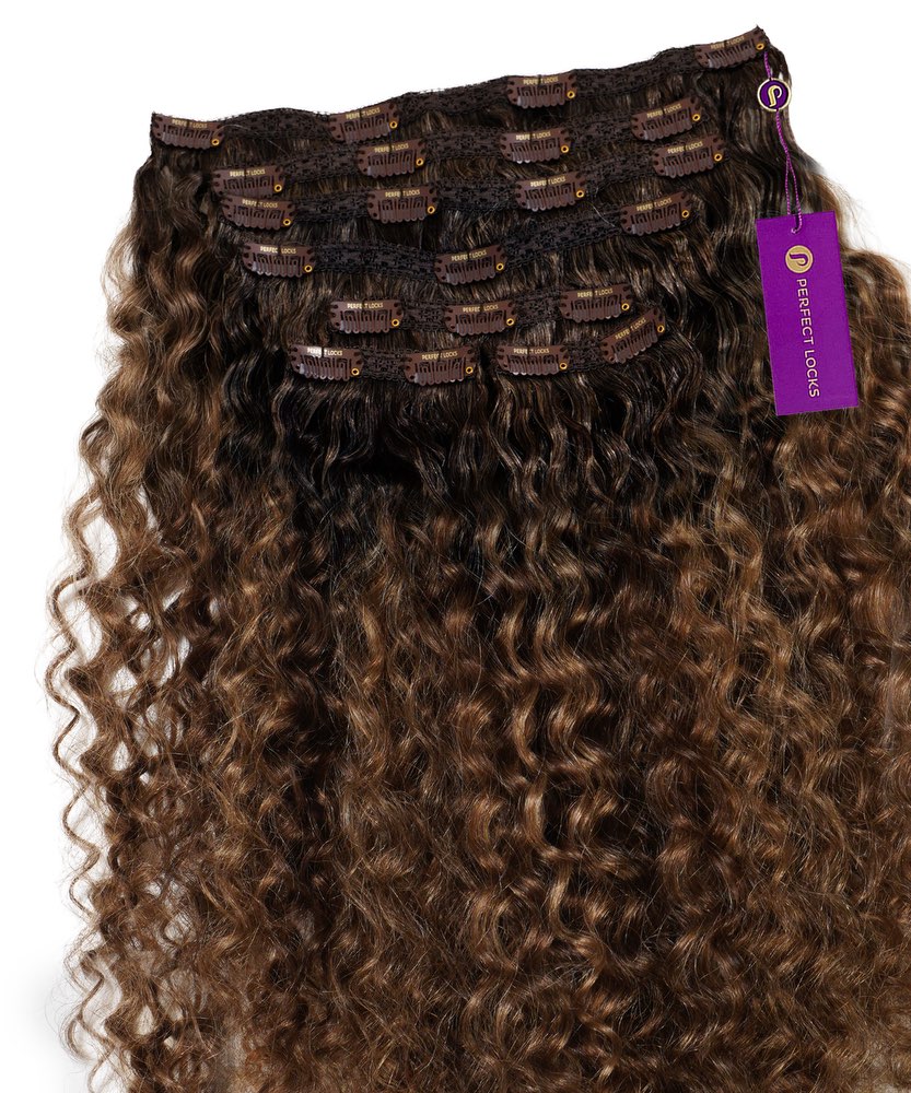 Curly Seamless Clip-In Hair Extensions - Image 38
