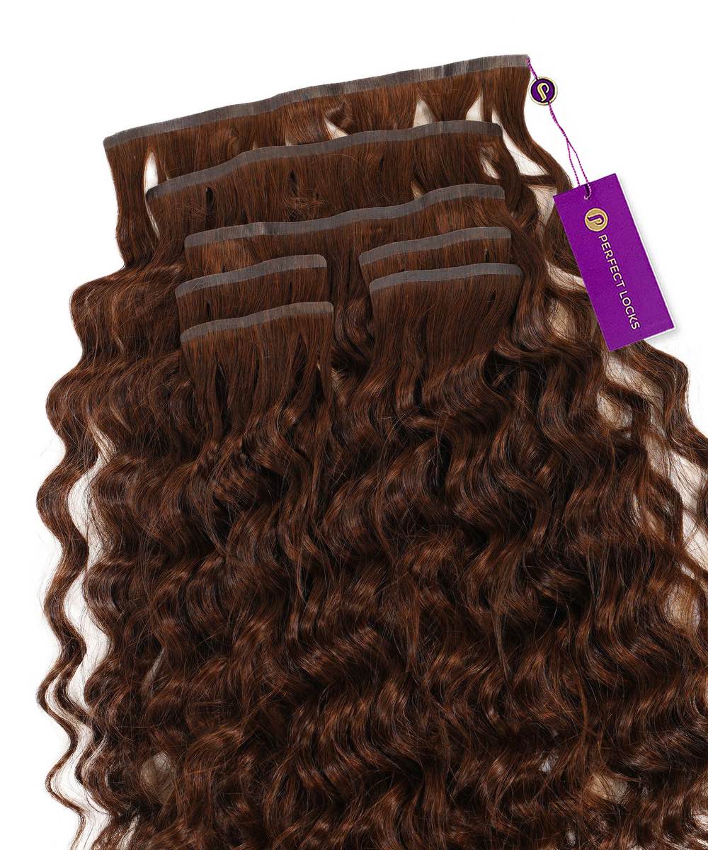 Curly Seamless Clip-In Hair Extensions - Image 4