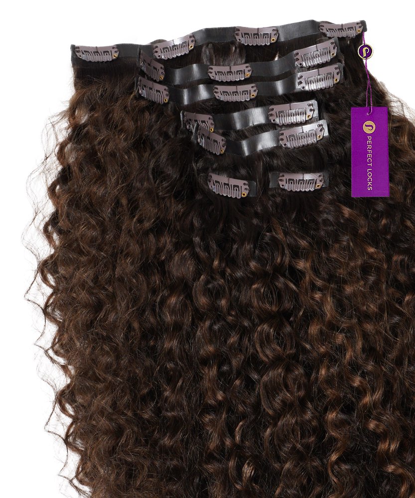 Curly Seamless Clip-In Hair Extensions - Image 40