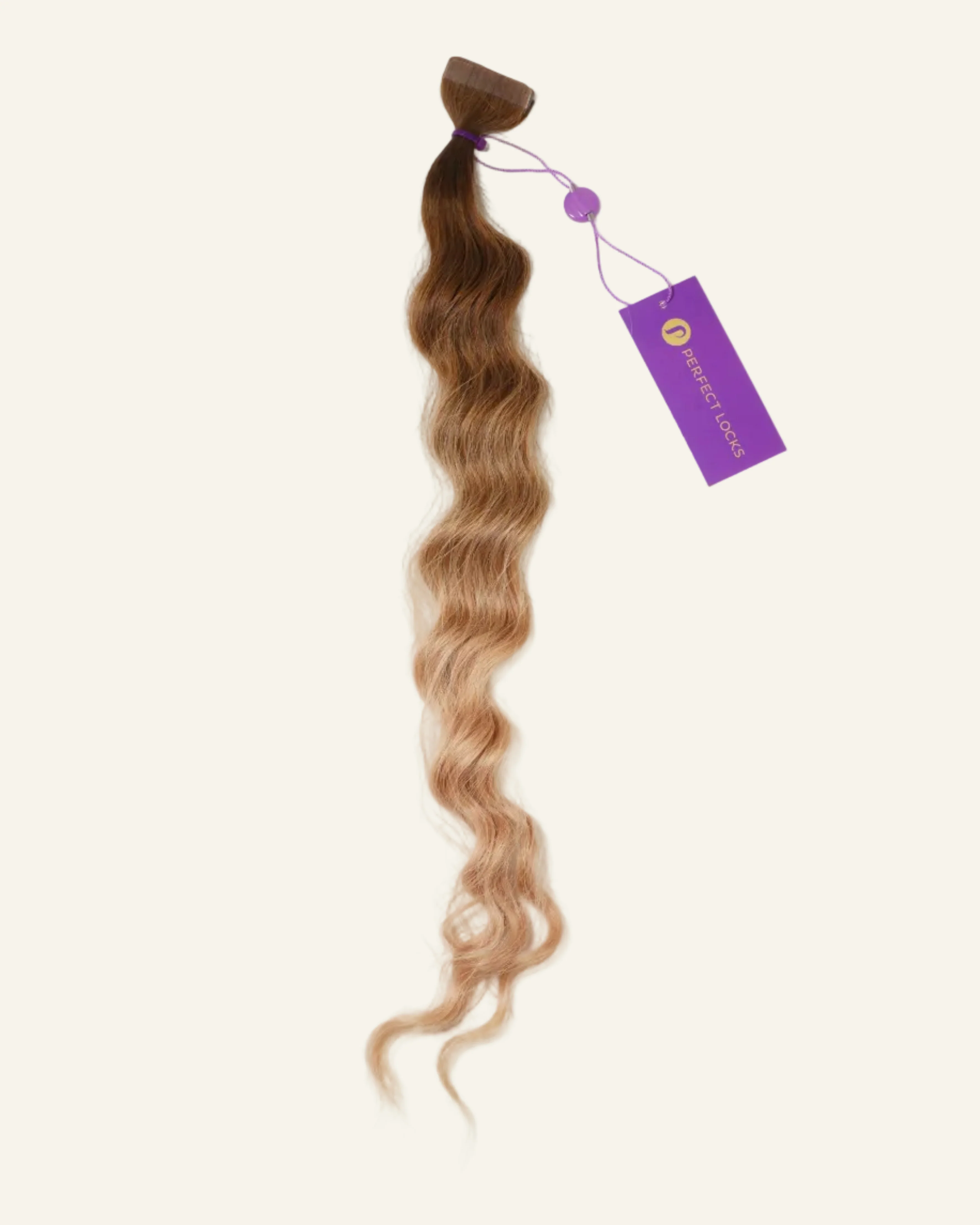 Curly Tape Hair / #4/6/27s  / 22"