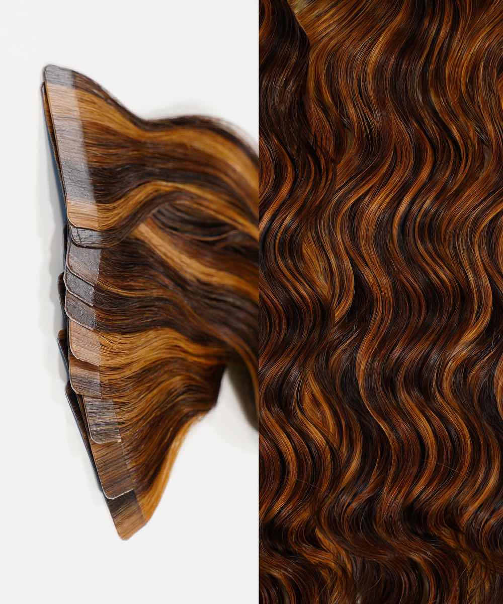 Curly Classic Tape-In Hair Extensions - Image 35
