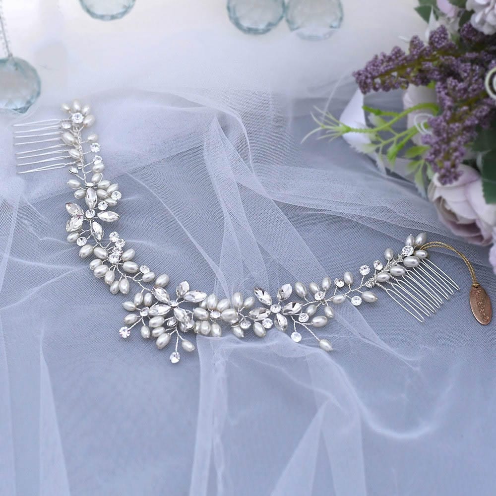 Flora Tiara Comb - Image 3
