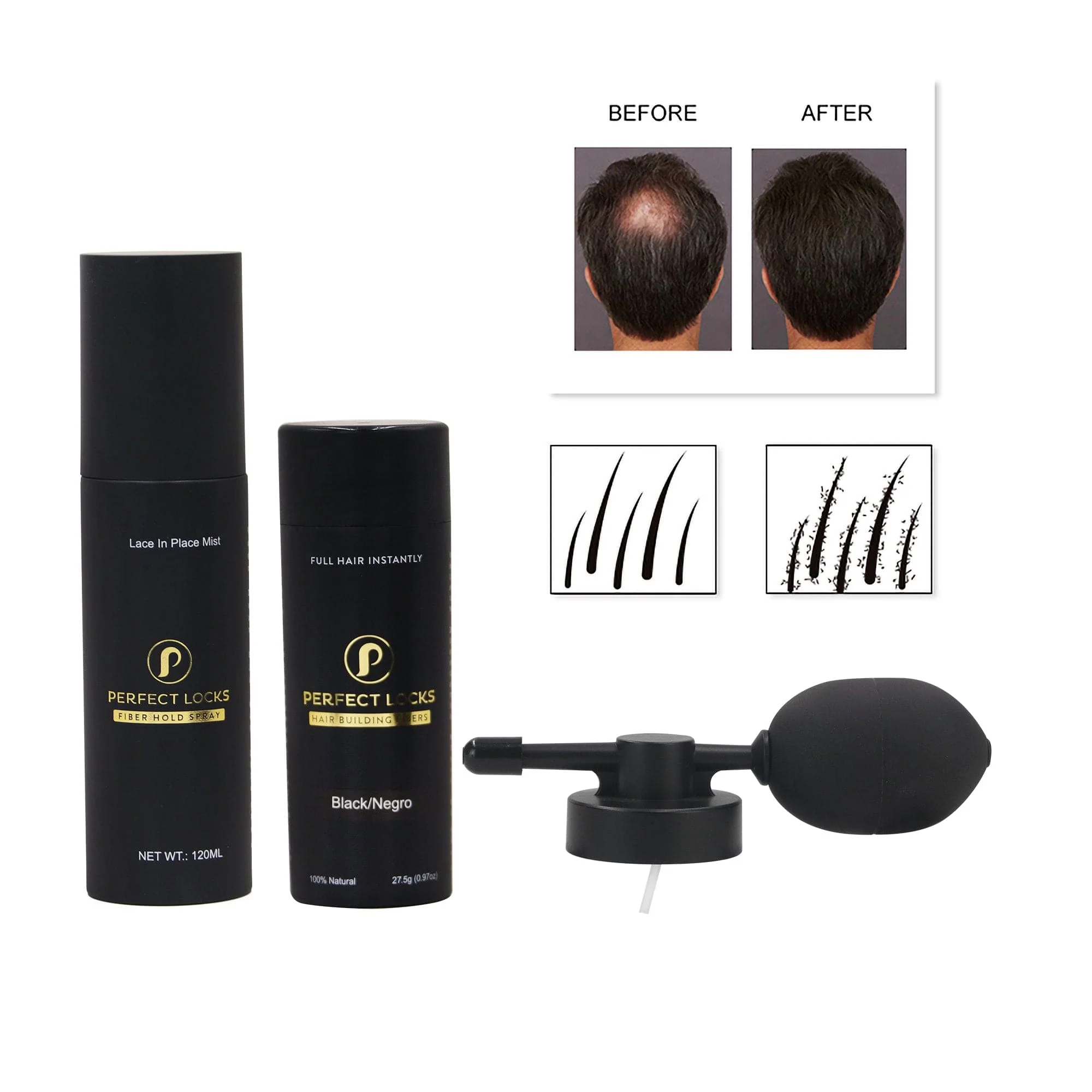 Hair Building Fibers by Perfect Locks - Image 14