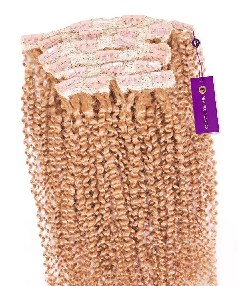 Kinky Curly Classic Clip In Hair Extensions - Image 10