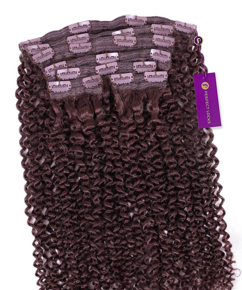Kinky Curly Classic Clip In Hair Extensions - Image 4