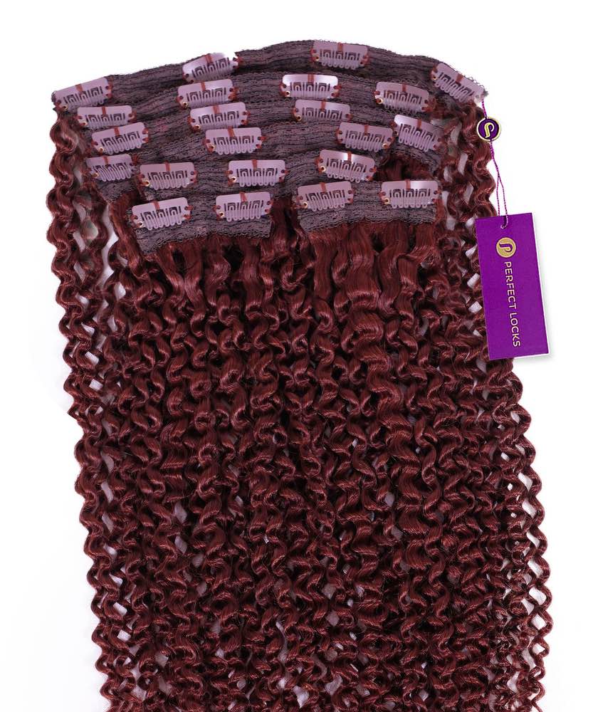 Kinky Curly Classic Clip In Hair Extensions - Image 6