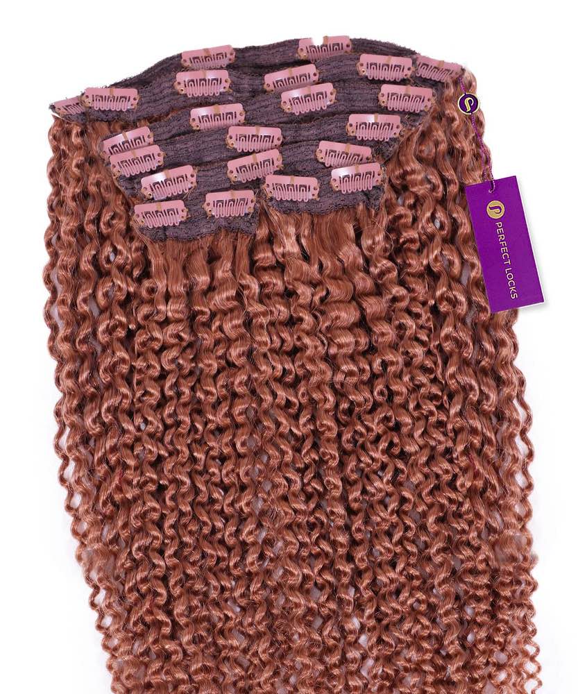 Kinky Curly Classic Clip In Hair Extensions - Image 8