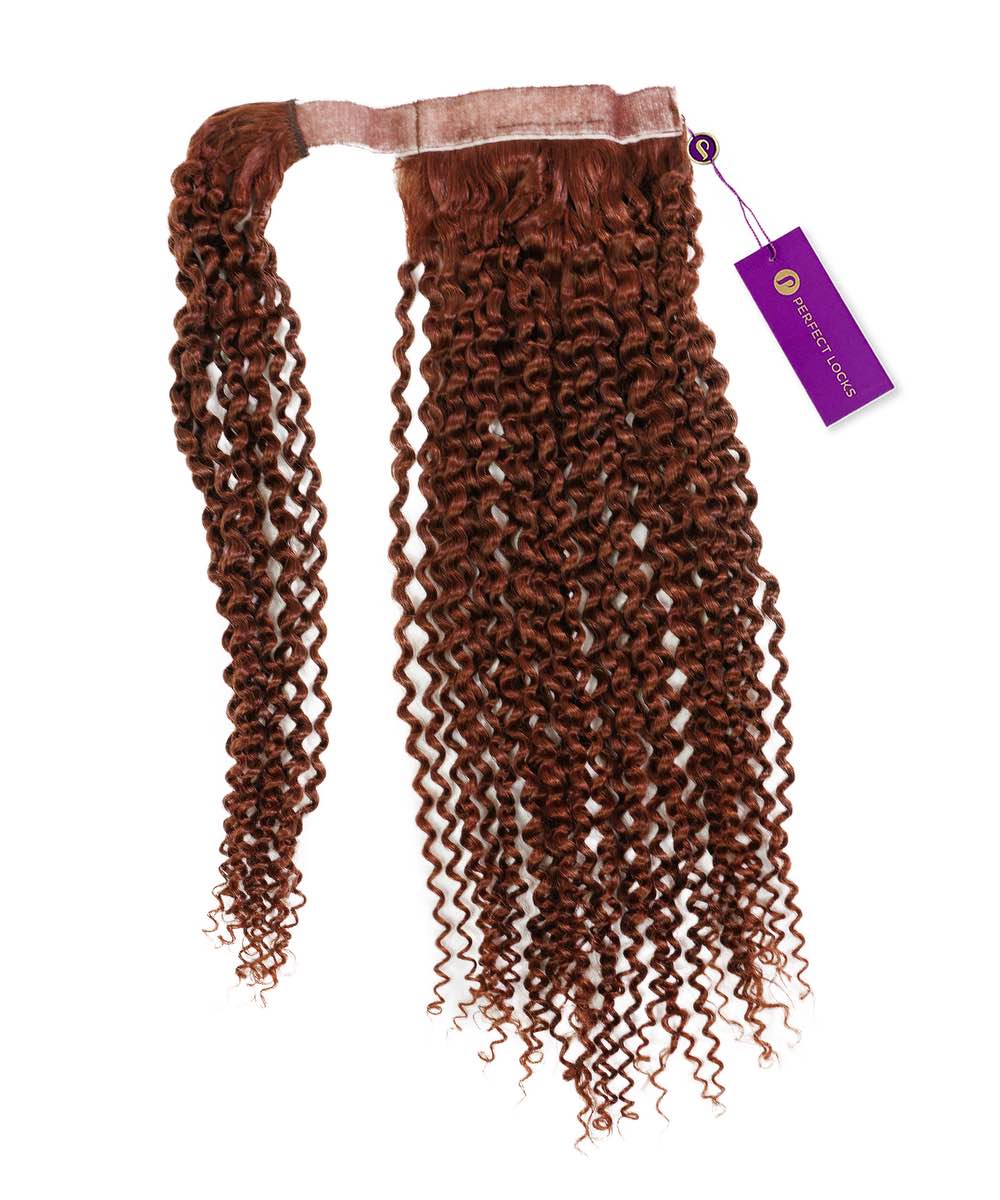 Kinky Curly Clip-In Ponytail Extensions - Image 12