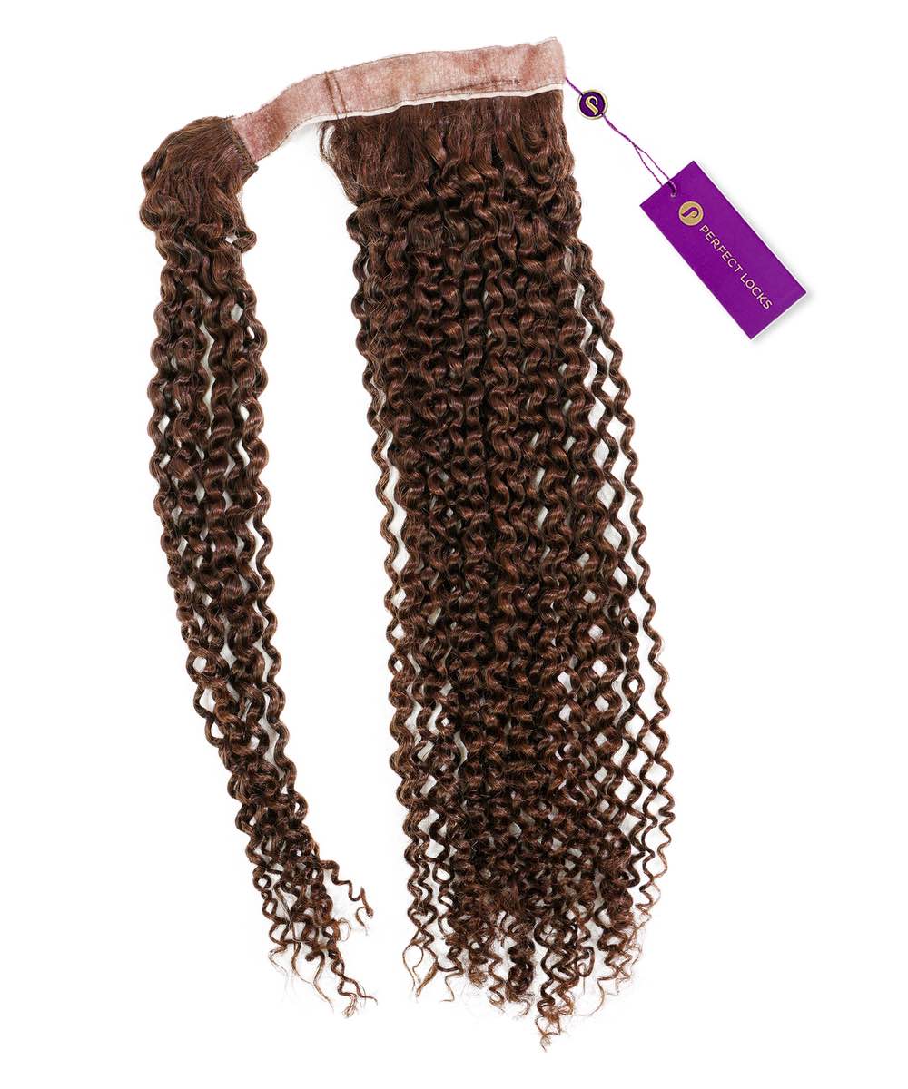 Kinky Curly Clip-In Ponytail Extensions - Image 4