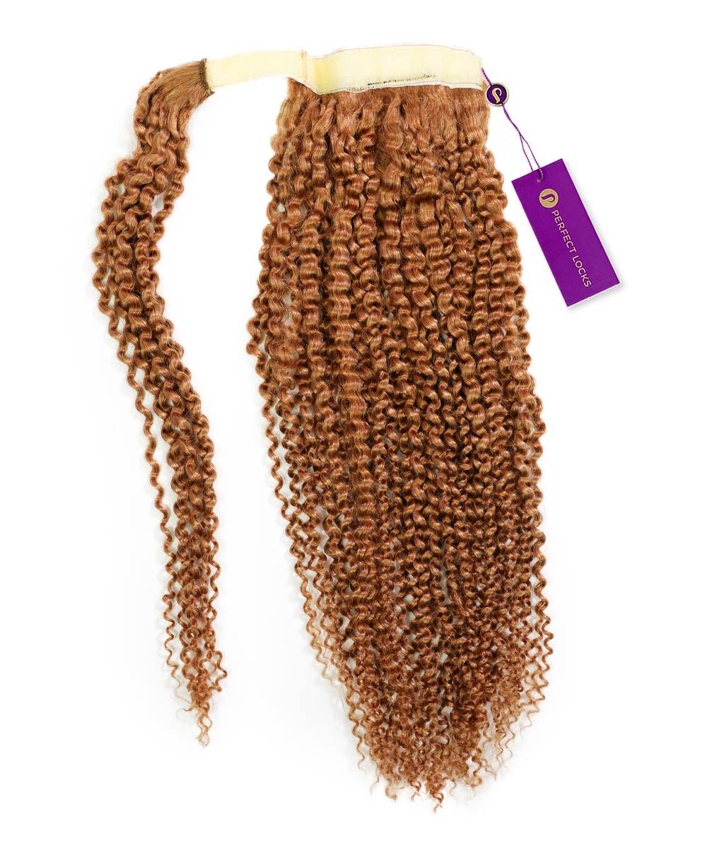 Kinky Curly Clip-In Ponytail Extensions - Image 6
