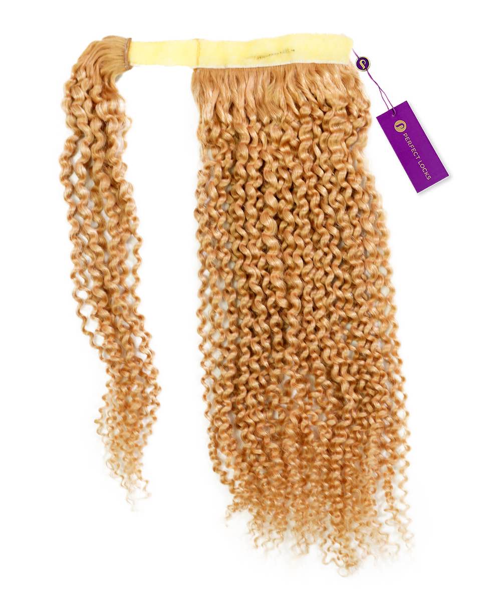 Kinky Curly Clip-In Ponytail Extensions - Image 8