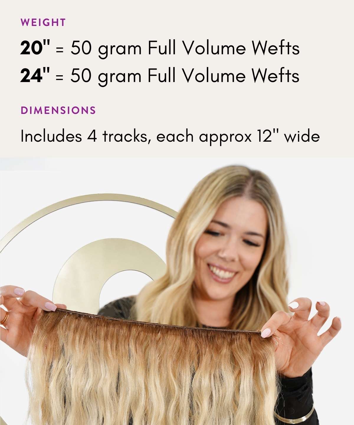 Kinky Curly Hand-Tied Weft Rows (2oz) - Image 6