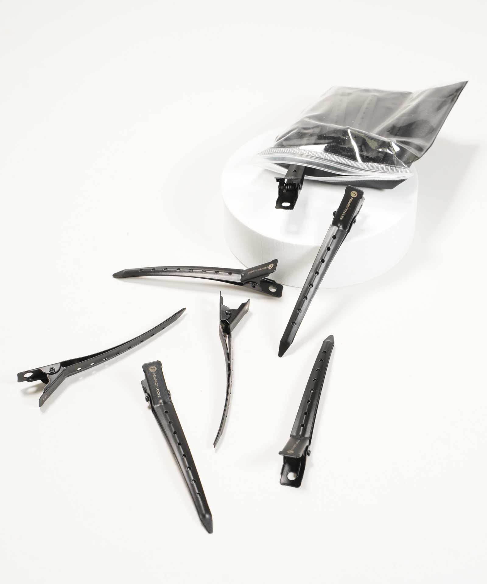 Long Duckbill Metal Hair Clips (10 Pack) - Image 2