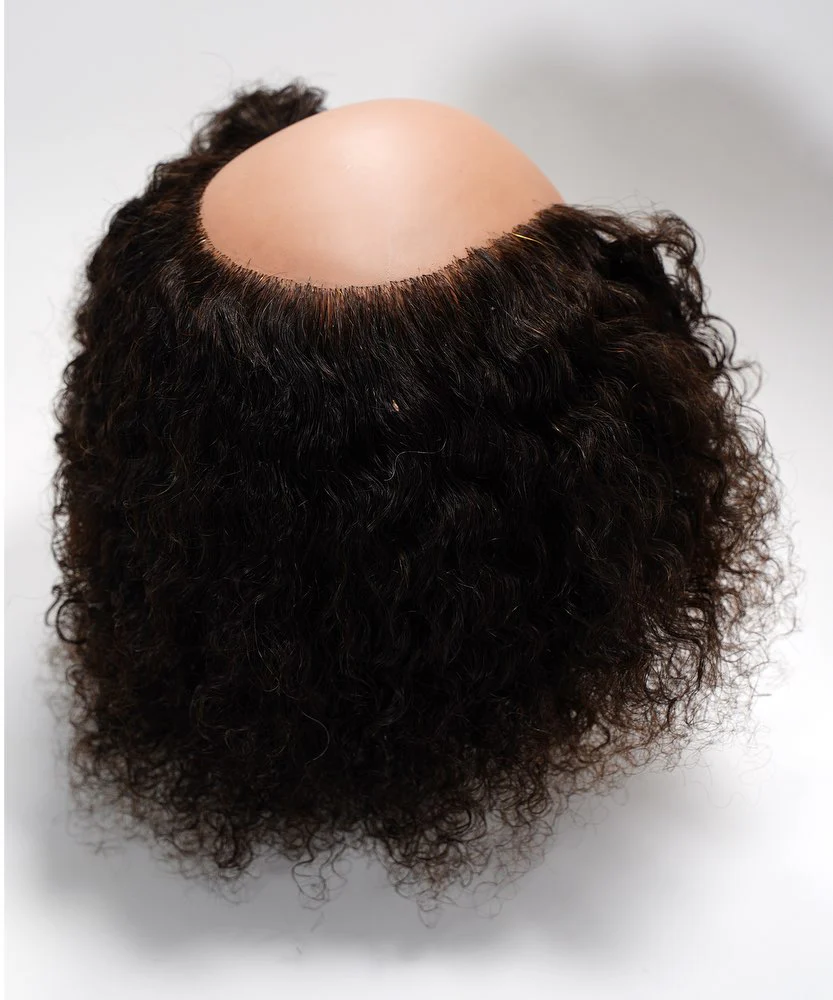 Male Afro Kinky Curly Mannequin Head - Image 2