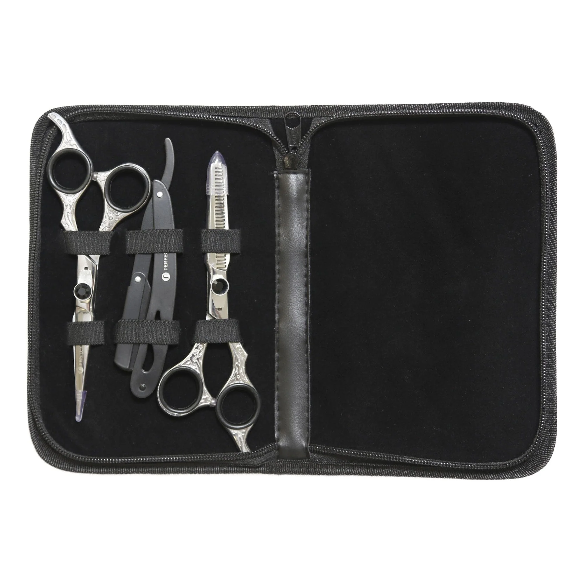 Professional Barber Shears & Straight Blade Set - Image 7
