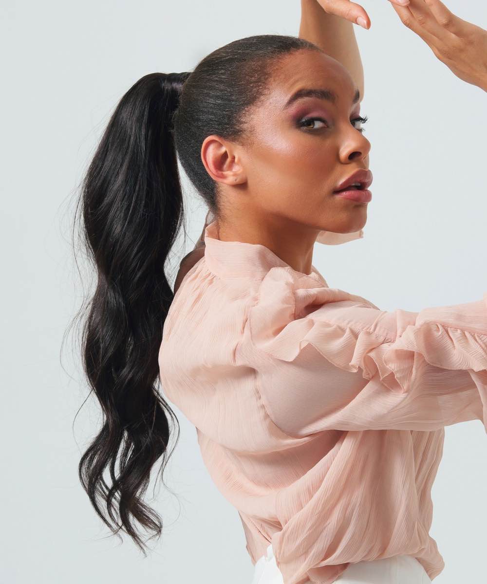 Relaxed Straight Clip-In Ponytail Extensions - Image 5