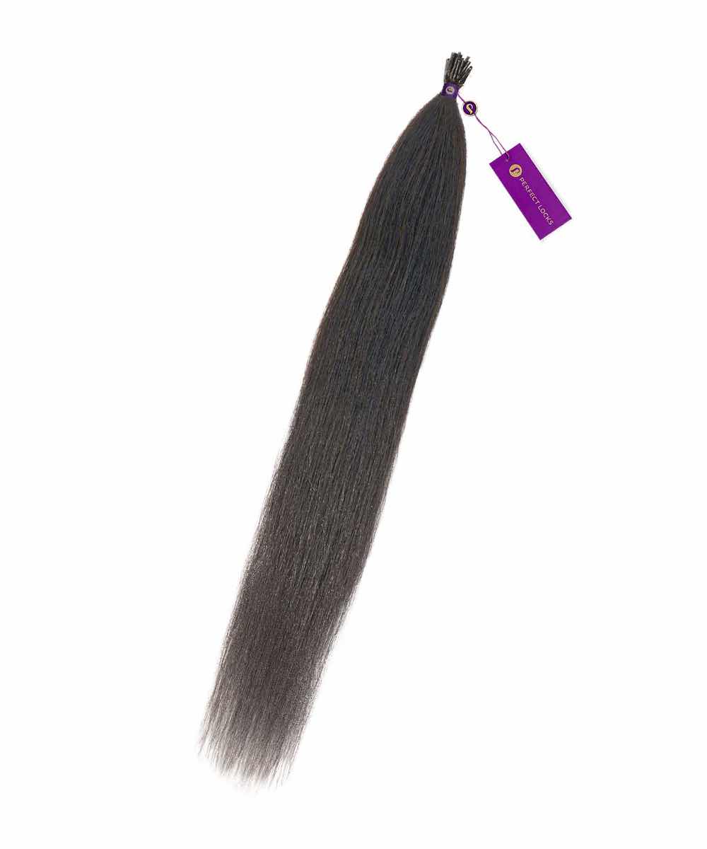 Relaxed Straight Fusion I-Tip Hair - Image 2