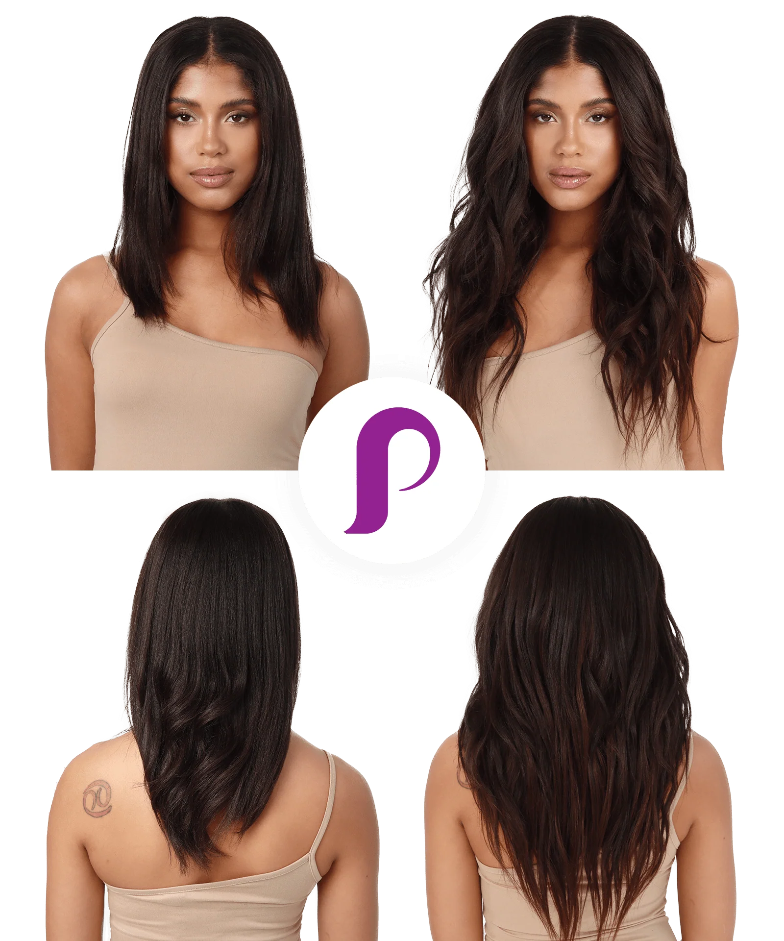 Relaxed Straight Perfect Crown Hair Extensions - Image 6