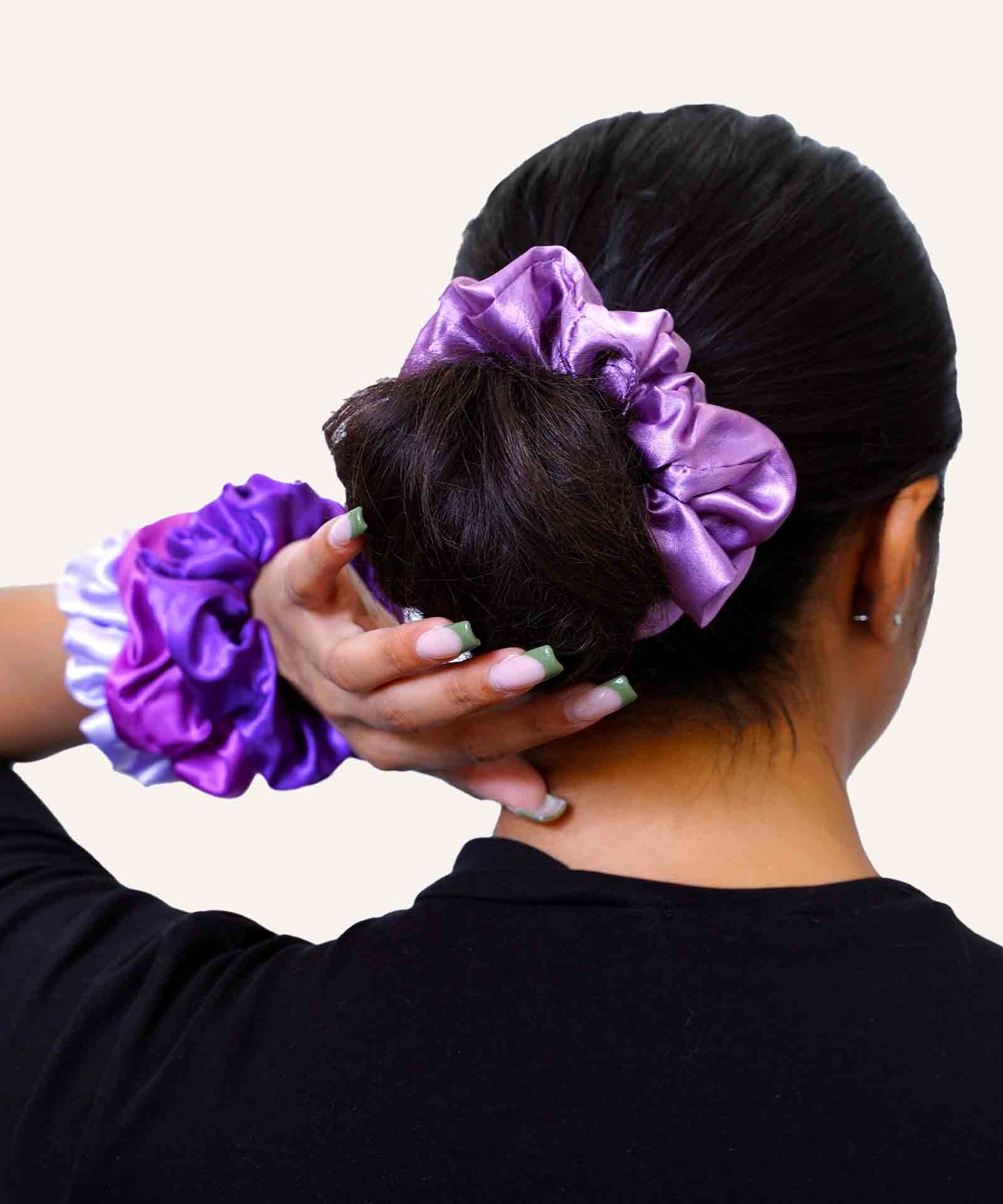 Satin Sleep Scrunchies (4-Pack) - Image 3