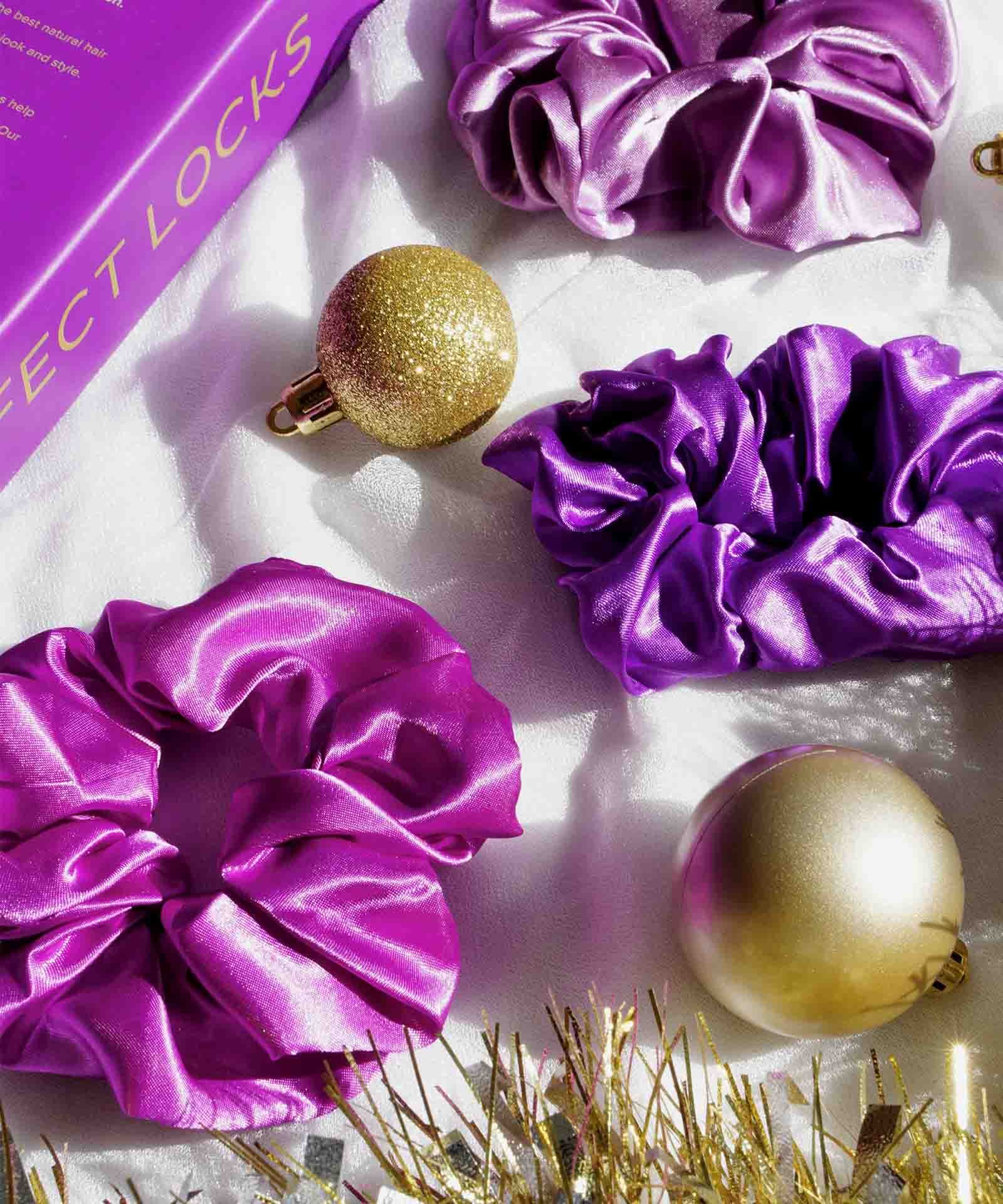 Satin Sleep Scrunchies (4-Pack) - Image 4