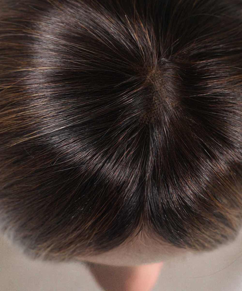 Straight Human Hair Crown Topper - Image 43