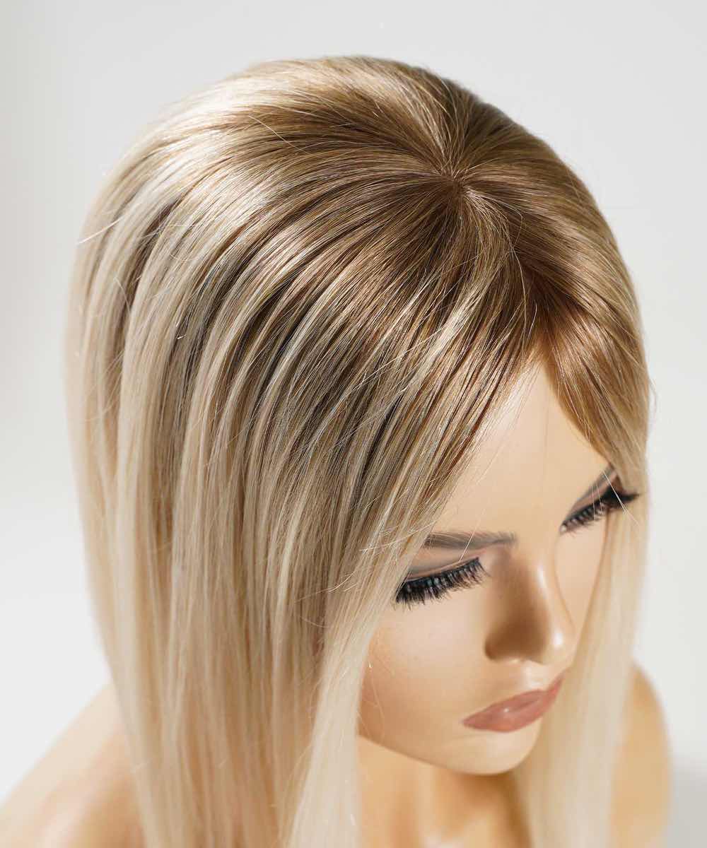 Straight Human Hair Crown Topper - Image 6