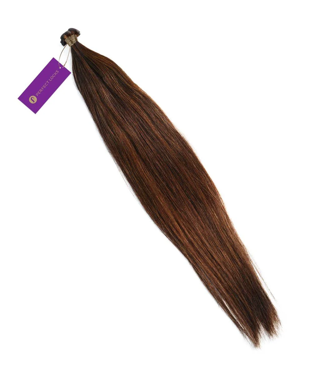 Straight Hybrid Weft Hair Extensions - Image 17