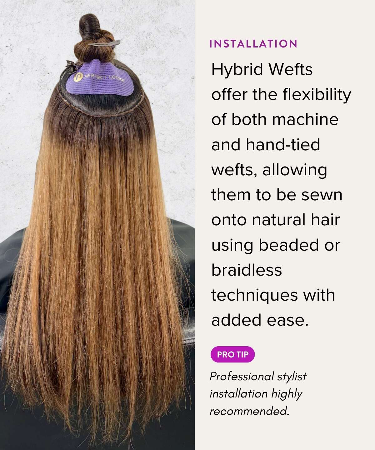 Straight Hybrid Weft Hair Extensions - Image 38