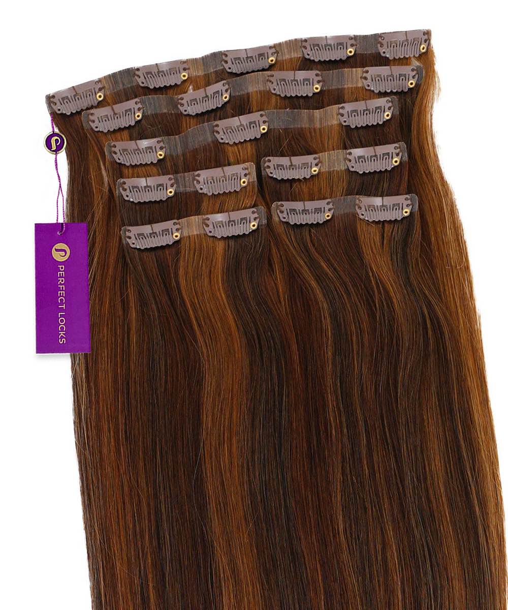 Straight Seamless Clip-In Hair Extensions - Image 14