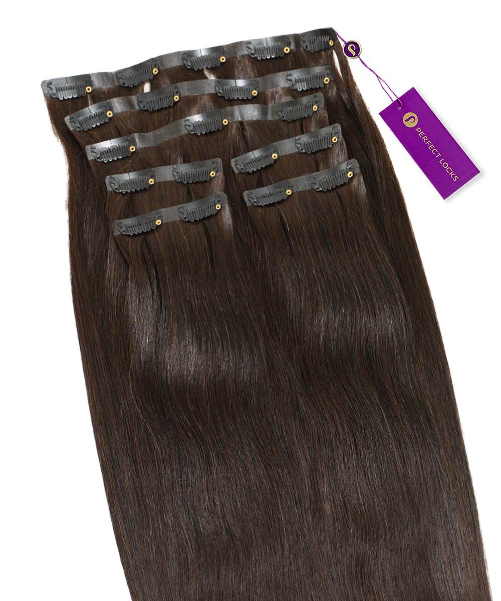 Straight Seamless Clip-In Hair Extensions - Image 2